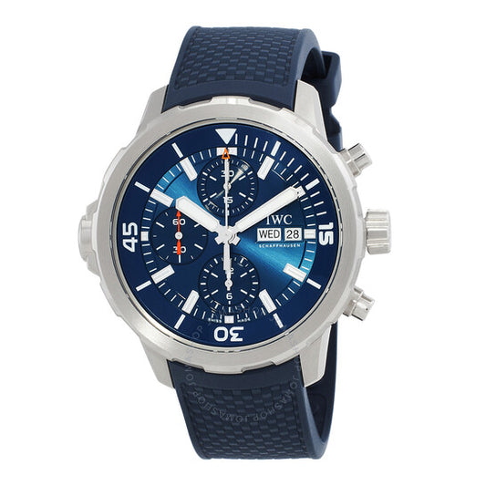 IWC, Aquatimer Deep Two Chronograph 44 Automatic Blue Dial Men's Watch