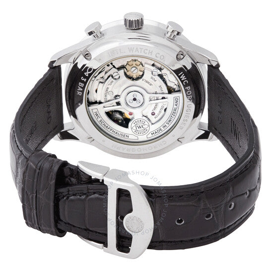 ساعة IWC كرونوغراف أوتوماتيكية بمينا فضية IW3716-04
