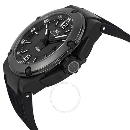 ساعة IWC Ingenieur أوتوماتيكية AMG للرجال من السيراميك الأسود