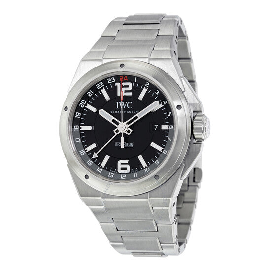 IWC, Ingenieur Black Dial Stainless Steel Men's Watch