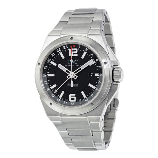 IWC, Ingenieur Black Dial Stainless Steel Men's Watch