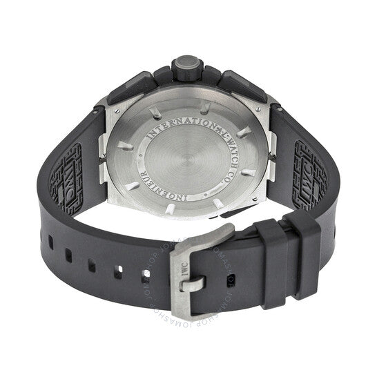 IWC, Ingenieur Chronograph Black Dial Black Rubber Men's Watch