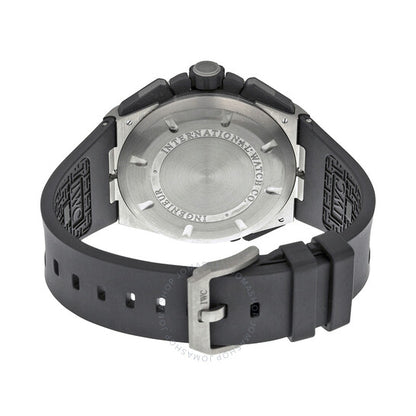 IWC, Ingenieur Chronograph Black Dial Black Rubber Men's Watch