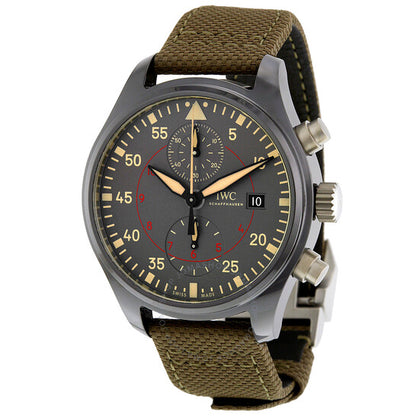 ساعة IWC Pilot الأوتوماتيكية للرجال بمينا أنثراسيت