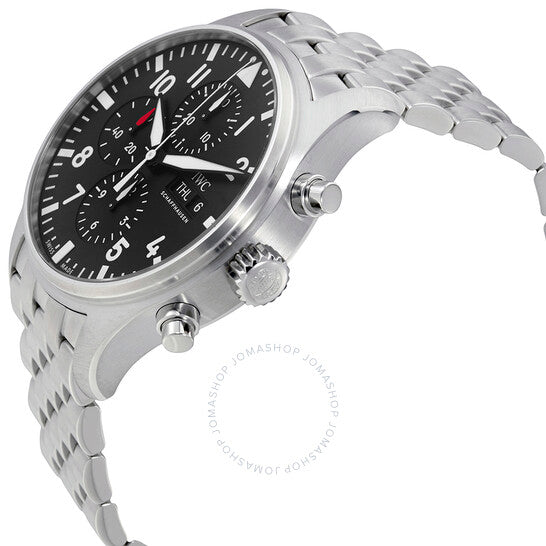 IWC, Pilot Automatic Chronograph Black Dial Men's Watch