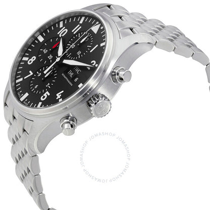 IWC, Pilot Automatic Chronograph Black Dial Men's Watch