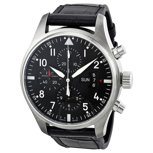 IWC, Pilot Chronograph Automatic Black Dial Men's Watch