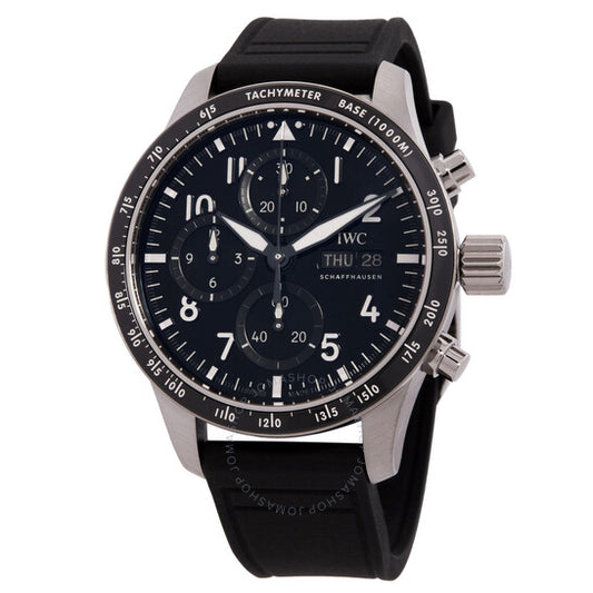 IWC, Pilot Chronograph 41 "AMG" Automatic Black Dial Men's Watch