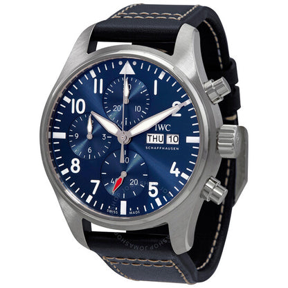 IWC, Pilot Chronograph Automatic Blue Dial Men's Watch