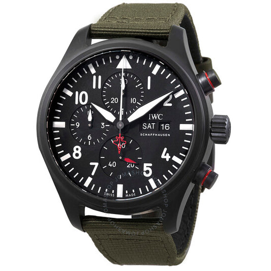 ساعة IWC Pilot Chronograph Top Gun "SFTI" الأوتوماتيكية للرجال