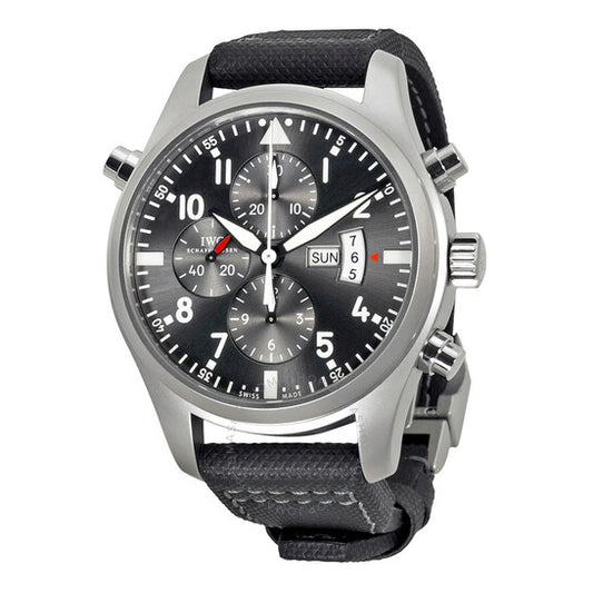 ساعة IWC، ساعة Pilot Double Chronograph Patrouille Suisse Edition الأوتوماتيكية للرجال