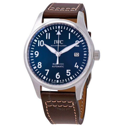IWC, Pilot Mark XVIII "Petit Prince" Automatic Blue Dial Men's Watch