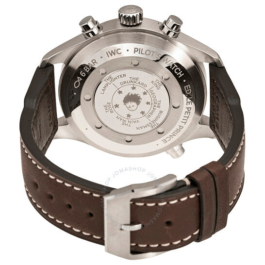 ساعة IWC Pilot Midnight Double Chronograph أوتوماتيكية للرجال