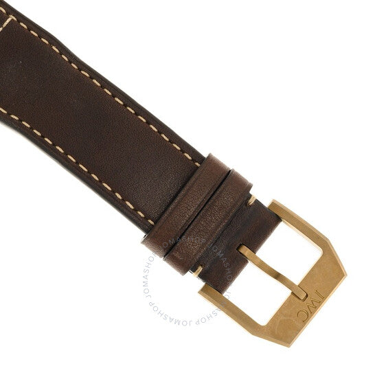 ساعة IWC Pilot Spitfire الأوتوماتيكية للرجال بمينا أخضر