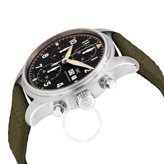 IWC, Pilot Spitfire Chronograph Automatic Black Dial Men's Watch