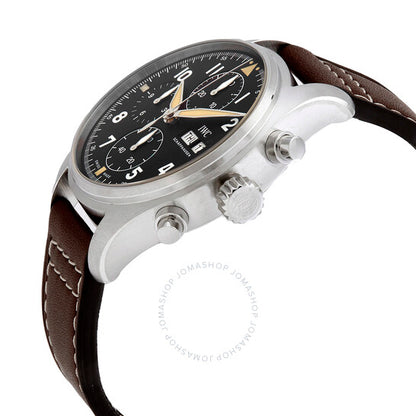 IWC, Pilot Spitfire Chronograph Automatic Black Dial Men's Watch
