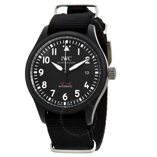 IWC, Pilot Top Gun Automatic Black Dial Men's Watch