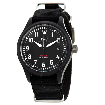 IWC, Pilot Top Gun Automatic Black Dial Men's Watch