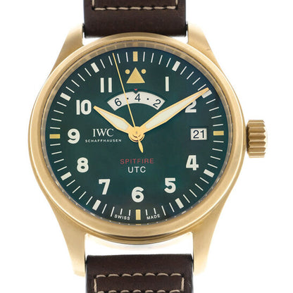 IWC, Pilot UTC Spitfire Automatic Green Dial Men's Watch