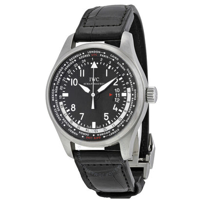 IWC, Pilot Worldtimer Automatic Black Dial Men's Watch