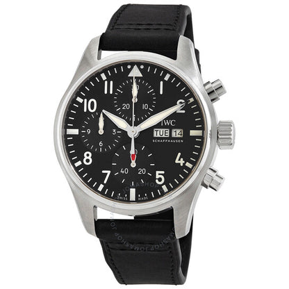 IWC, Pilots Chronograph Automatic Black Dial Men's Watch