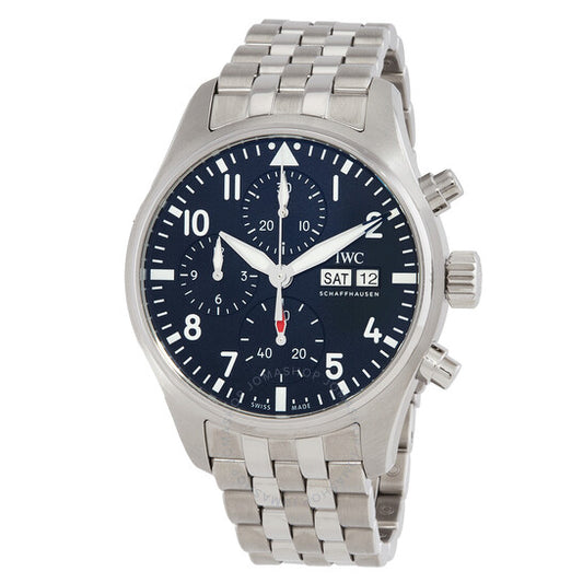 IWC, Pilots Chronograph Automatic Black Dial Men's Watch