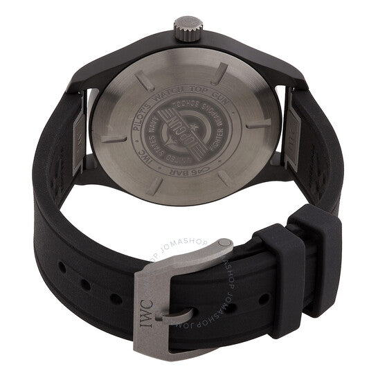 IWC, Pilot's Top Gun Automatic Black Dial Men's Watch