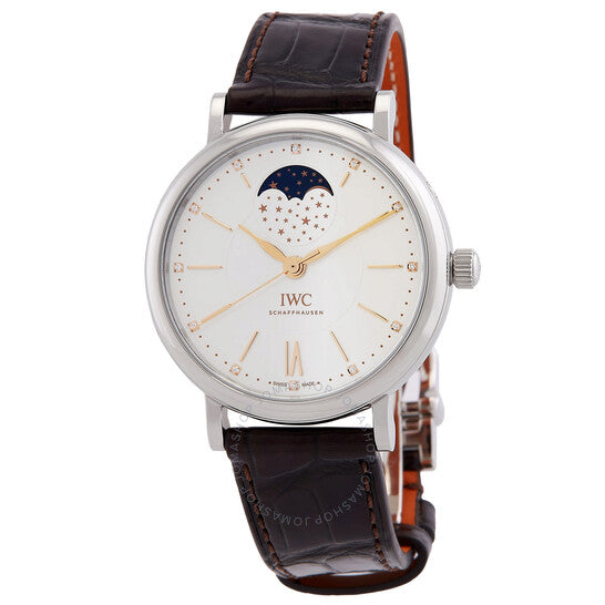IWC, Portofino Automatic Diamond Silver Dial Ladies Watch
