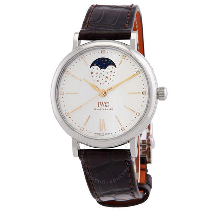IWC, Portofino Automatic Diamond Silver Dial Ladies Watch