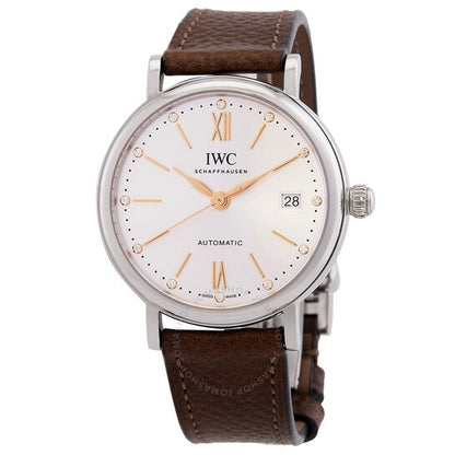 IWC, Portofino Automatic Diamond Silver Dial Men's Watch