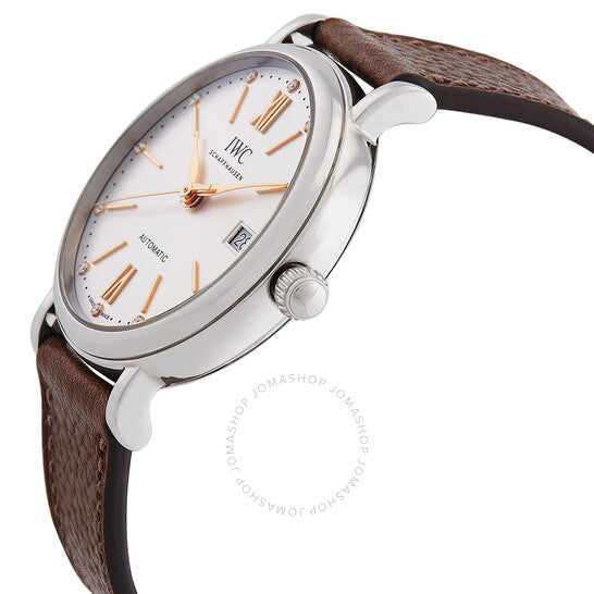 IWC, Portofino Automatic Diamond Silver Dial Men's Watch