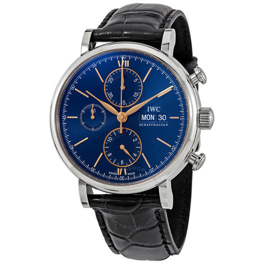 IWC, Portofino Chronograph Automatic Blue Dial Men's Watch