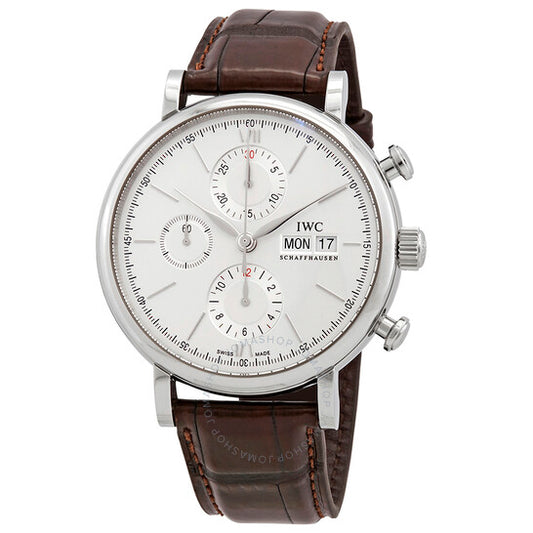 IWC, Portofino Chronograph Edition 150 Years Automatic White Dial Men's Watch