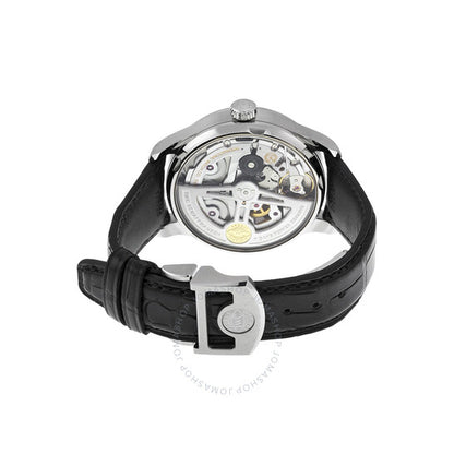 ساعة IWC Portugieser أوتوماتيكية للرجال بمينا فضي