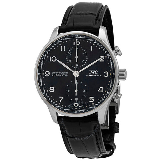 IWC, Portugieser Chronograph Automatic Black Dial Men's Watch