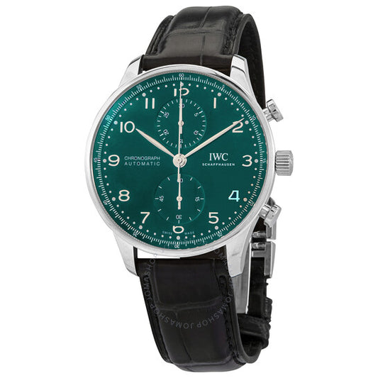 IWC, Portugieser Chronograph Automatic Green Dial Men's Watch