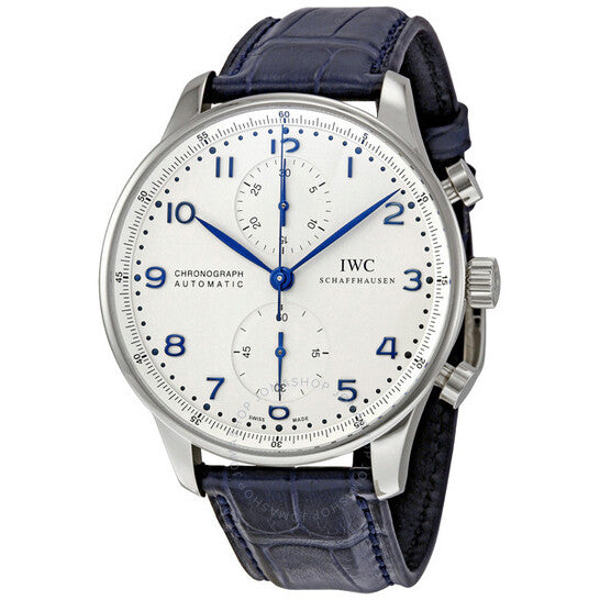 IWC, Portuguese Chrono Automatic Steel Blue Men's Watch