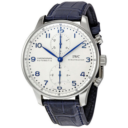 IWC, Portuguese Chrono Automatic Steel Blue Men's Watch