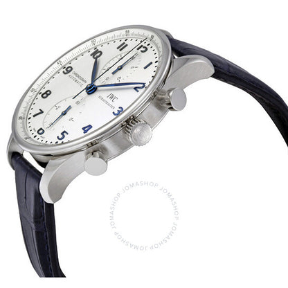 IWC, Portuguese Chrono Automatic Steel Blue Men's Watch