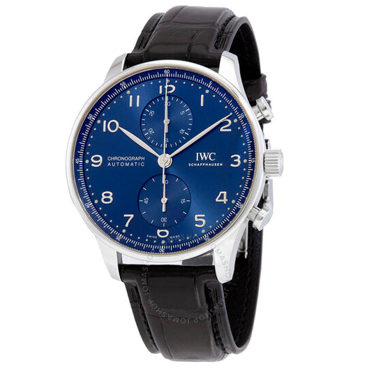 IWC, Portuguese Chronograph Automatic Blue Dial Men's Watch