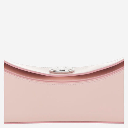 Ovalo Leather Clutch Bag