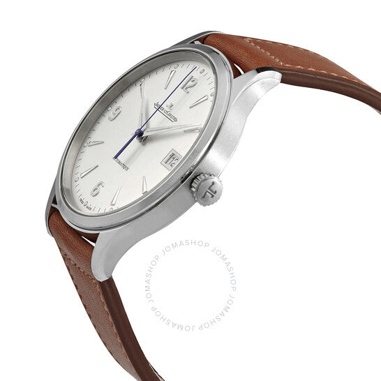 ساعة جايجر لوكولتر ماستر كونترول أوتوماتيكية للرجال بمينا فضي