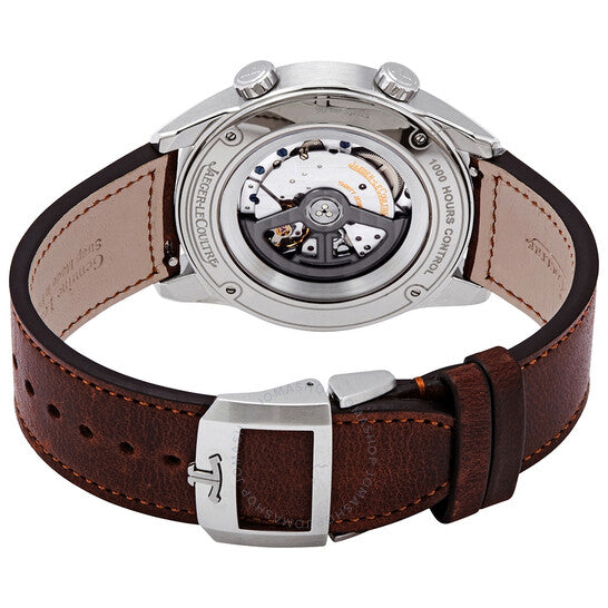 ساعة جايجر لوكولتر بولاريس أوتوماتيكية للرجال بمينا أسود