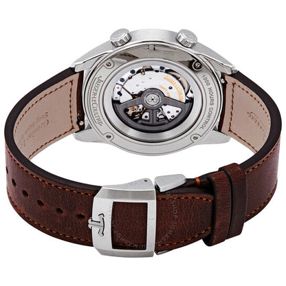 ساعة جايجر لوكولتر بولاريس أوتوماتيكية للرجال بمينا أسود