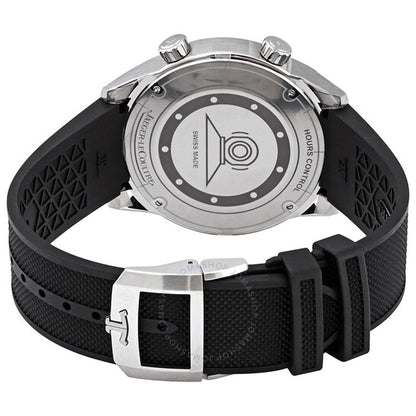 Jaeger LeCoultre, Polaris Date Automatic Black Dial Men's Rubber Watch