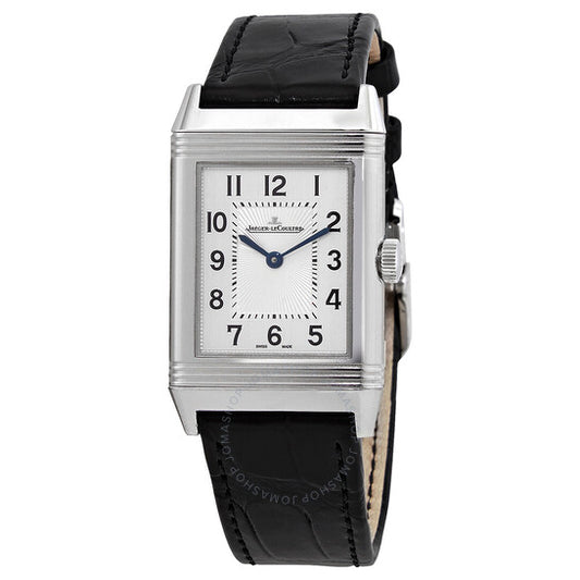 Jaeger LeCoultre, Reverso Classic Medium Hand Wind Silver Dial Men's Watch