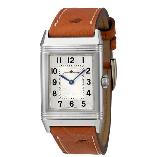 Jaeger LeCoultre, Reverso Classic Medium Hand Wind Silver Dial Men's Watch