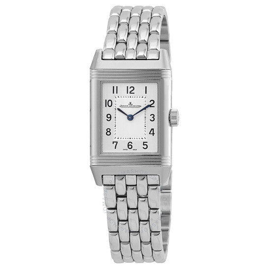 Jaeger LeCoultre, Reverso Classic Monoface Quartz Silver Dial Ladies Watch
