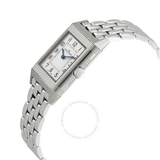 Jaeger LeCoultre, Reverso Classic Monoface Quartz Silver Dial Ladies Watch