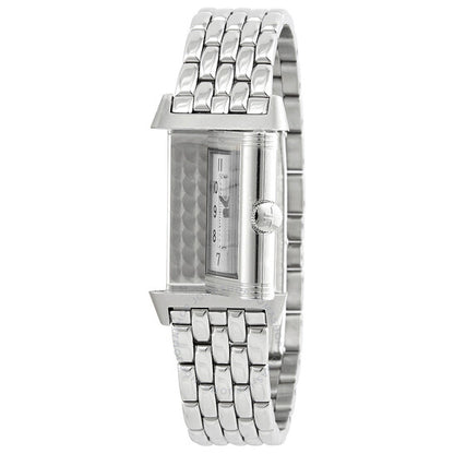 Jaeger LeCoultre, Reverso Classic Monoface Quartz Silver Dial Ladies Watch